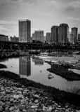 Richmond Va Skyline Afternoon Black and White Vertical Richmond Va Skyline Afternoon black and white