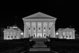 Virginia Statehouse Black and White Horizontal Virginia Statehouse black and white