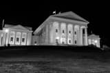 Virginia Statehouse Black and White Horizontal Virginia Statehouse black and white