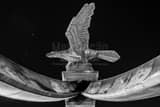 Eagle Gate Over State Street Black and White Horizontal Eagle Gate Over State Street black and white