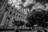 North Side LDS Temple Black and White Horizontal North Side LDS Temple black and white