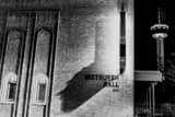 Beethoven Hall Tower Americas Black and White Horizontal Beethoven Hall Tower Americas black and white