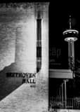 Beethoven Hall Tower Americas Black and White Vertical Beethoven Hall Tower Americas black and white
