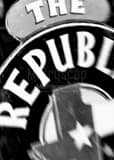 Republic Of Texas Black and White Vertical Republic Of Texas black and white