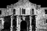 The Alamo Black and White Horizontal The Alamo black and white