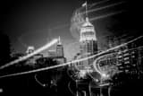 Tower Life Building Black and White Horizontal Tower Life Building black and white