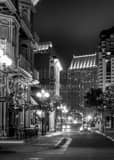 Island Avenue And 4th Ave Black and White Vertical Island Avenue And 4th Ave black and white