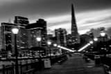 Blurry Pier 7 Black and White Horizontal Blurry Pier 7 black and white
