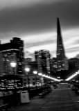 Blurry Pier 7 Black and White Vertical Blurry Pier 7 black and white