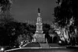 Confederate Soldiers Monument Forsyth Park Black and White Horizontal Confederate Soldiers Monument Forsyth Park black and white