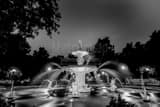Forsyth Fountain Black and White Horizontal Forsyth Fountain black and white