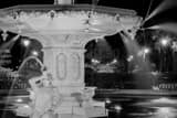 Forsyth Park Fountain Black and White Horizontal Forsyth Park Fountain black and white