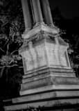 Gordon Monument Wright Square Black and White Vertical Gordon Monument Wright Square black and white