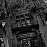 Savannah College Of Art And Design Black and White Square Savannah College Of Art And Design black and white