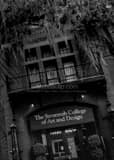 Savannah College Of Art And Design Black and White Vertical Savannah College Of Art And Design black and white