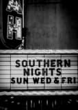Southern Nights Savannah Theater Black and White Vertical Southern Nights Savannah Theater black and white