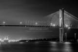 Talmadge Bridge Black and White Horizontal Talmadge Bridge black and white