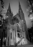 Wesley Monumental Telfair Square Black and White Vertical Wesley Monumental Telfair Square black and white