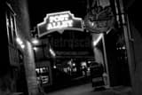 Post Alley Black and White Horizontal Post Alley black and white