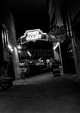 Post Alley Black and White Vertical Post Alley black and white