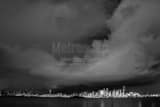 Seattle Skyline Seacrest Marina Park Black and White Horizontal Seattle Skyline Seacrest Marina Park black and white