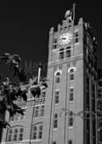 Anheuser Busch Main Brewhouse Black and White Vertical Anheuser Busch Main Brewhouse black and white
