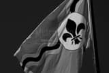 City Of St Louis Flag Black and White Horizontal City Of St Louis Flag black and white
