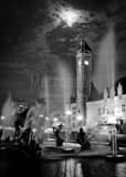 Fountain Aloe Plaza Union Station Black and White Vertical Fountain Aloe Plaza Union Station black and white