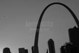 Gateway Arch Black and White Horizontal Gateway Arch black and white