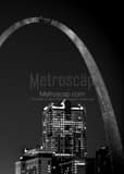 Gateway Arch Black and White Vertical Gateway Arch black and white