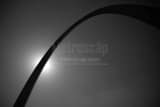 Gateway Arch Backlit By Sun Black and White Horizontal Gateway Arch Backlit By Sun black and white