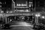 St Louis Cardinals Busch Stadium Black and White Horizontal St Louis Cardinals Busch Stadium black and white