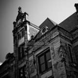 St Louis City Hall Building Black and White Square St Louis City Hall Building black and white