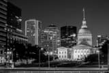 St Louis County Courthouse Black and White Horizontal St Louis County Courthouse black and white