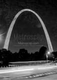 St Louis Gateway Arch Black and White Vertical St Louis Gateway Arch black and white