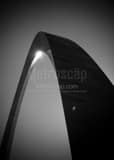 Stainless Steel Gateway Arch Black and White Vertical Stainless Steel Gateway Arch black and white