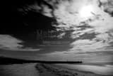 St Pete Beach Overnight Black and White Horizontal St Pete Beach Overnight black and white