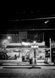 Alaskan Tacos Ybor City Black and White Vertical Alaskan Tacos Ybor City black and white