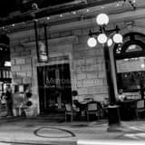 Bernini Ybor City Black and White Square Bernini Ybor City black and white