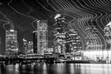 Downtown Tampa Black and White Horizontal Downtown Tampa black and white