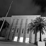 Hillsborough County Government Building Black and White Square Hillsborough County Government Building black and white