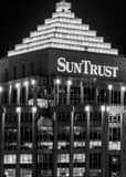 Suntrust Building Black and White Vertical Suntrust Building black and white