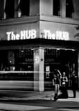 The Hub Downtown Tampa Black and White Vertical The Hub Downtown Tampa black and white