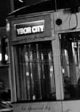 Ybor City Streetcar Black and White Vertical Ybor City Streetcar black and white