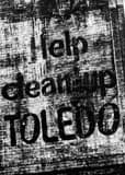 Clean Up Toledo Mural Black and White Vertical Clean Up Toledo Mural black and white