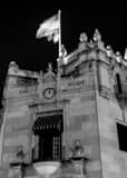 Toledo Blade Building Black and White Vertical Toledo Blade Building black and white