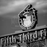 Toledo Mud Hens Sign Black and White Square Toledo Mud Hens Sign black and white