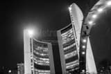 Toronto City Hall Black and White Horizontal Toronto City Hall black and white