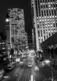 Traffic Queen Street West Black and White Vertical Traffic Queen Street West black and white