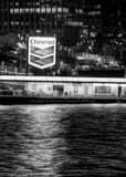 Chevron Station Burrard Inlet Black and White Vertical Chevron Station Burrard Inlet black and white